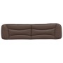 Cabecero de cama acolchado cuero sintético marrón 200 cm de , Cabeceros y pies de cama - Ref: Foro24-374625, Precio: 91,65 €,...