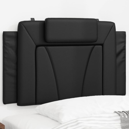 Cabecero de cama acolchado cuero sintético negro 80 cm de , Cabeceros y pies de cama - Ref: Foro24-374760, Precio: 41,99 €, D...