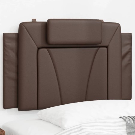 Cabecero de cama acolchado cuero sintético marrón 80 cm de , Cabeceros y pies de cama - Ref: Foro24-374762, Precio: 34,24 €, ...