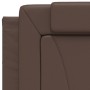 Cabecero de cama acolchado cuero sintético marrón 80 cm de , Cabeceros y pies de cama - Ref: Foro24-374762, Precio: 34,99 €, ...