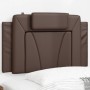 Brown synthetic leather padded headboard 90 cm by , Headboards and footboards - Ref: Foro24-374769, Price: 35,99 €, Discount: %