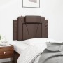 Cabecero de cama acolchado cuero sintético marrón 90 cm de , Cabeceros y pies de cama - Ref: Foro24-374769, Precio: 35,54 €, ...