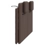 Brown synthetic leather padded headboard 120 cm by , Headboards and footboards - Ref: Foro24-374783, Price: 42,99 €, Discount: %