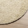 Alfombra peluda de pelo largo moderna PAMPLONA dorado Ø 80 cm de , Alfombras - Ref: Foro24-375353, Precio: 24,54 €, Descuento: %