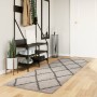 Modern long pile rug PAMPLONA in beige anthracite 80x250 cm by , Rugs - Ref: Foro24-375385, Price: 41,21 €, Discount: %