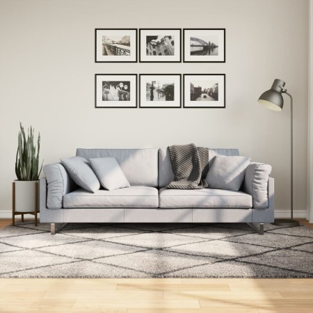 Modern long pile rug PAMPLONA beige anthracite 160x230 cm by , Rugs - Ref: Foro24-375391, Price: 73,35 €, Discount: %