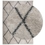 Alfombra pelo largo moderna PAMPLONA beige antracita 160x230 cm de , Alfombras - Ref: Foro24-375391, Precio: 73,62 €, Descuen...