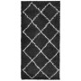 Modern long pile rug PAMPLONA in black and cream 100x200cm by , Rugs - Ref: Foro24-375408, Price: 41,21 €, Discount: %