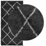 Modern long pile rug PAMPLONA in black and cream 100x200cm by , Rugs - Ref: Foro24-375408, Price: 41,21 €, Discount: %