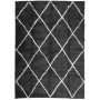 Modern long pile rug PAMPLONA in black and cream 240x340cm by , Rugs - Ref: Foro24-375417, Price: 173,48 €, Discount: %