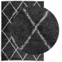 Modern long pile rug PAMPLONA in black and cream 240x340cm by , Rugs - Ref: Foro24-375417, Price: 173,48 €, Discount: %