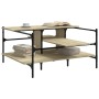 Mesa de centro madera ingeniería roble Sonoma 100x100x48,5 cm de , Mesas de centro - Ref: Foro24-842312, Precio: 85,68 €, Des...