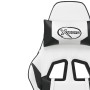 Gaming massage chair in white and black synthetic leather by , Gaming chairs - Ref: Foro24-345455, Price: 130,89 €, Discount: %