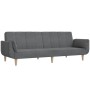 Sofá cama de 2 plazas con dos almohadas tela gris claro de , Sofás - Ref: Foro24-375869, Precio: 263,16 €, Descuento: %