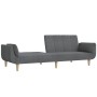 Sofá cama de 2 plazas con dos almohadas tela gris claro de , Sofás - Ref: Foro24-375869, Precio: 263,16 €, Descuento: %