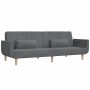 2-Sitzer-Schlafsofa mit zwei Kissen, hellgrauer Stoff von , Sofas - Ref: Foro24-375869, Preis: 261,99 €, Rabatt: %