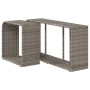 Storage shelves 2 units synthetic rattan gray by , Hangers and shelves - Ref: Foro24-366132, Price: 83,54 €, Discount: %