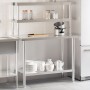 Küchenarbeitstisch mit Edelstahlregal 110x55x150cm von , Wiederherstellung - Ref: Foro24-3208907, Preis: 299,99 €, Rabatt: %