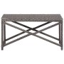 Synthetic rattan garden bench, gray, 80 cm by vidaXL, garden benches - Ref: Foro24-46208, Price: 63,02 €, Discount: %