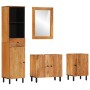 Set mit 4 Badezimmerschränken massives Akazienholz von , Badezimmermöbel - Ref: Foro24-3206299, Preis: 419,69 €, Rabatt: %