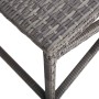 Synthetic rattan garden bench, gray, 80 cm by vidaXL, garden benches - Ref: Foro24-46208, Price: 63,02 €, Discount: %