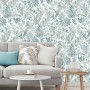 DUTCH WALLCOVERINGS Tapete mit blauen Blättern und Tukanen von DUTCH WALLCOVERINGS, Bemaltes Papier - Ref: Foro24-426237, Pre...