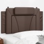 Brown synthetic leather padded bed headboard 100 cm by , Headboards and footboards - Ref: Foro24-374776, Price: 38,28 €, Disc...