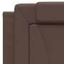 Brown synthetic leather padded bed headboard 100 cm by , Headboards and footboards - Ref: Foro24-374776, Price: 38,28 €, Disc...