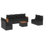 8-piece garden sofa set with black synthetic rattan cushions by , Garden sets - Ref: Foro24-3259976, Price: 533,71 €, Discoun...