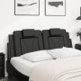 Black synthetic leather padded bed headboard 120 cm by , Headboards and footboards - Ref: Foro24-374781, Price: 47,14 €, Disc...