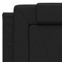 Black synthetic leather padded bed headboard 120 cm by , Headboards and footboards - Ref: Foro24-374781, Price: 47,14 €, Disc...