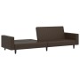 Two-seater brown synthetic leather sofa bed by , Sofas - Ref: Foro24-375952, Price: 245,99 €, Discount: %