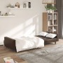 Two-seater brown synthetic leather sofa bed by , Sofas - Ref: Foro24-375952, Price: 245,99 €, Discount: %