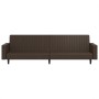 Two-seater brown synthetic leather sofa bed by , Sofas - Ref: Foro24-375952, Price: 245,99 €, Discount: %