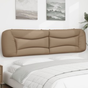 Padded headboard in synthetic cappuccino leather, 200 cm. by , Headboards and footboards - Ref: Foro24-374627, Price: 91,99 €...