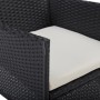 Garden furniture 5 pieces synthetic rattan and black glass by vidaXL, Garden sets - Ref: Foro24-46175, Price: 224,26 €, Disco...