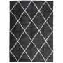 Modern long pile rug PAMPLONA in black and cream 200x280cm by , Rugs - Ref: Foro24-375415, Price: 105,39 €, Discount: %