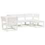 5-piece garden sofa set made of solid white pine wood by , Garden sets - Ref: Foro24-3216916, Price: 466,78 €, Discount: %