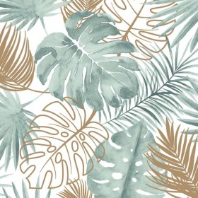 DUTCH WALLCOVERINGS Green monstera leaves wallpaper by DUTCH WALLCOVERINGS, Painted paper - Ref: Foro24-426235, Price: 33,57 ...