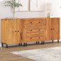 Armarios auxiliares 3 uds madera maciza de acacia 60x33x75 cm de , Aparadores - Ref: Foro24-3206286, Precio: 487,61 €, Descue...