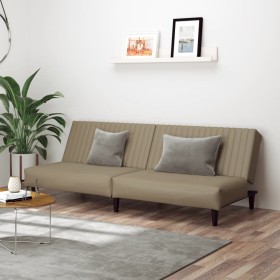 2-seater synthetic leather sofa bed in cappuccino color by , Sofas - Ref: Foro24-375950, Price: 216,87 €, Discount: %