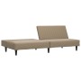 2-seater synthetic leather sofa bed in cappuccino color by , Sofas - Ref: Foro24-375950, Price: 216,60 €, Discount: %