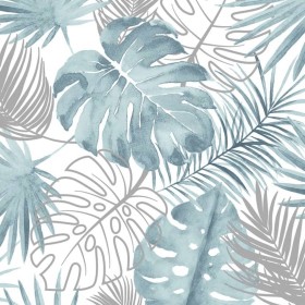 DUTCH WALLCOVERINGS Blue monstera leaves wallpaper by DUTCH WALLCOVERINGS, Painted paper - Ref: Foro24-426234, Price: 35,99 €...