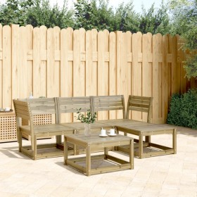 4-teiliges Gartenmöbel-Set aus imprägniertem Kiefernholz von , Gartensets - Ref: Foro24-3216909, Preis: 308,99 €, Rabatt: %