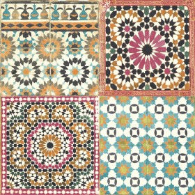 DUTCH WALLCOVERINGS Multicolored Arab tile wallpaper by DUTCH WALLCOVERINGS, Painted paper - Ref: Foro24-426251, Price: 28,99...