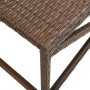 Brown synthetic rattan garden bench 80 cm by vidaXL, garden benches - Ref: Foro24-46209, Price: 65,76 €, Discount: %