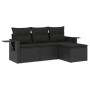 4-piece garden sofa set with black synthetic rattan cushions by , Garden sets - Ref: Foro24-3220064, Price: 274,60 €, Discoun...