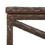 Brown synthetic rattan garden bench 80 cm by vidaXL, garden benches - Ref: Foro24-46209, Price: 65,76 €, Discount: %