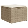 Garden sofa set with beige cushions, 8 pieces, PE rattan. by , Garden sets - Ref: Foro24-3220487, Price: 588,42 €, Discount: %