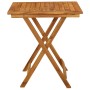 Folding garden table made of solid acacia wood 70x70x75 cm by vidaXL, Garden tables - Ref: Foro24-46348, Price: 78,99 €, Disc...